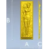 Рельефная панель "Нимфа с раковиной" - stl модель для ЧПУ