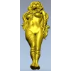 Нимфа-аппликация - детализированная 3D модель STL для ЧПУ