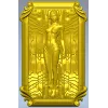 3D модель панно "Вечная нимфа" - STL для ЧПУ