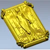 3D модель панно "Вечная нимфа" - STL для ЧПУ
