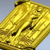 3D модель панно "Вечная нимфа" - STL для ЧПУ