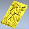Нимфа в листве - 3D модель STL для ЧПУ