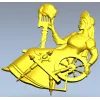 Прядильщица у прялки - 3D модель STL для ЧПУ