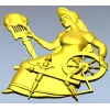 Прядильщица у прялки - 3D модель STL для ЧПУ