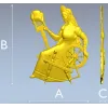 Прядильщица у прялки - 3D модель STL для ЧПУ