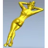 Стройная девушка в туфлях - 3D модель STL для ЧПУ