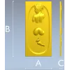 Рельефная 3D модель "Девушка в ванне" в формате STL для ЧПУ