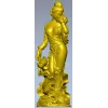 Нимфа в цветах - 3D модель STL для ЧПУ