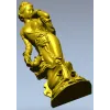 Нимфа в цветах - 3D модель STL для ЧПУ