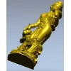 Нимфа в цветах - 3D модель STL для ЧПУ