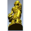 Нимфа в цветах - 3D модель STL для ЧПУ