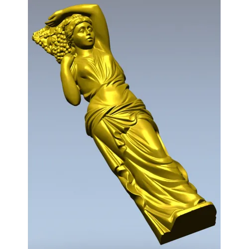 Виноградная вакханка - 3D модель STL для ЧПУ