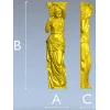 Виноградная вакханка - 3D модель STL для ЧПУ