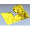 Крылатая Муза - 3D панно в формате STL для ЧПУ