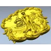 3D модель STL панно "Морская нимфа" для ЧПУ