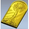 Sylvan Embrace - high-relief Girl-Tree 3D model STL for CNC