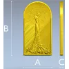 Sylvan Embrace - high-relief Girl-Tree 3D model STL for CNC