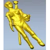 3D модель stl "Стражница" - фигурный рельеф для ЧПУ