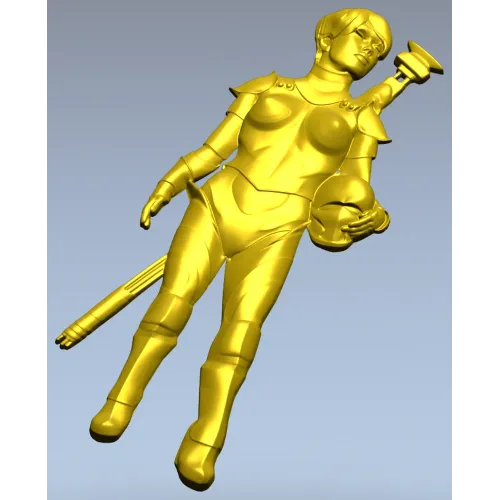 3D модель stl "Стражница" - фигурный рельеф для ЧПУ