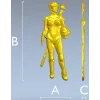 3D модель stl "Стражница" - фигурный рельеф для ЧПУ