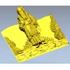 Морозный Странник - рельефная 3D модель STL для ЧПУ