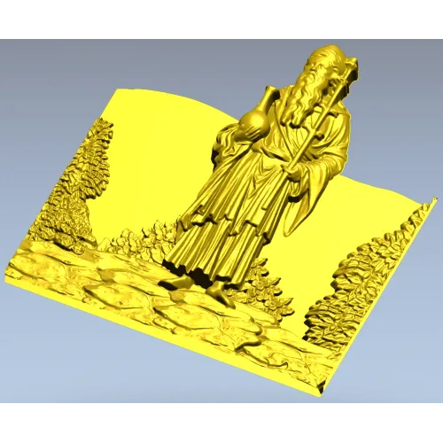 Морозный Странник - рельефная 3D модель STL для ЧПУ