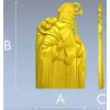 Николай Чудотворец - 3D модель STL для фрезеровки на ЧПУ