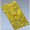 Ornate Winged Panel - STL 3D Model for CNC Carving