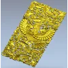 Ornate Winged Panel - STL 3D Model for CNC Carving