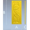 Рельефная панель "Лозы и розы" - 3D модель STL для ЧПУ