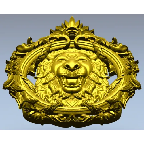 Regal Roar Cartouche - STL 3D model for CNC carving