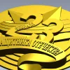 3D модель медали "23 Февраля" в формате STL для ЧПУ
