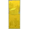 Forest Cabin Relief - STL 3D model for CNC carving