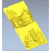 Forest Cabin Relief - STL 3D model for CNC carving