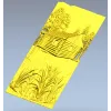 Forest Cabin Relief - STL 3D model for CNC carving