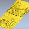 Forest Cabin Relief - STL 3D model for CNC carving