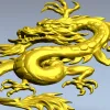 Oriental Dragon Relief STL for CNC Milling