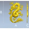 Oriental Dragon Relief STL for CNC Milling