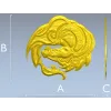 Вихрь дракона - рельефная 3D модель в формате STL