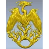 Феникс Восходящий - STL модель для ЧПУ