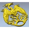 Феникс Восходящий - STL модель для ЧПУ
