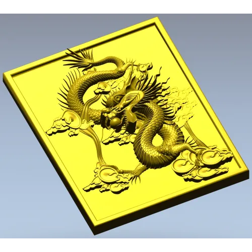 Небесный Дракон - 3D панель в формате STL для ЧПУ