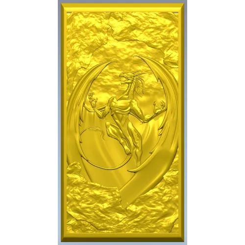 Dragon Ascendant - high-relief 3D model STL for CNC