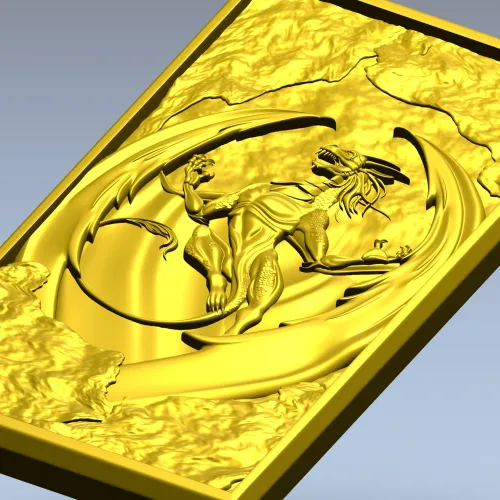 Dragon Ascendant - high-relief 3D model STL for CNC