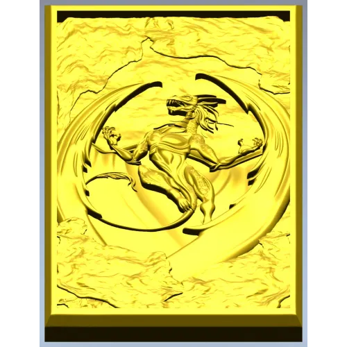 Dragon Ascendant - high-relief 3D model STL for CNC