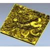 Дракон в облаках - рельефная 3D модель STL для ЧПУ