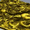 Дракон в облаках - рельефная 3D модель STL для ЧПУ