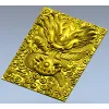 High-Relief Dragon Head STL for CNC