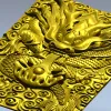 High-Relief Dragon Head STL for CNC