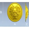 Dragon head medallion 3D STL for CNC